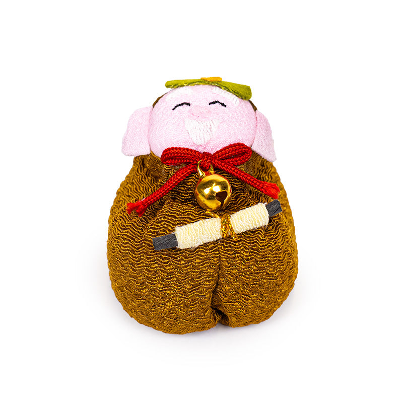 Japanese Otedama Doll Chirimen Jurojin