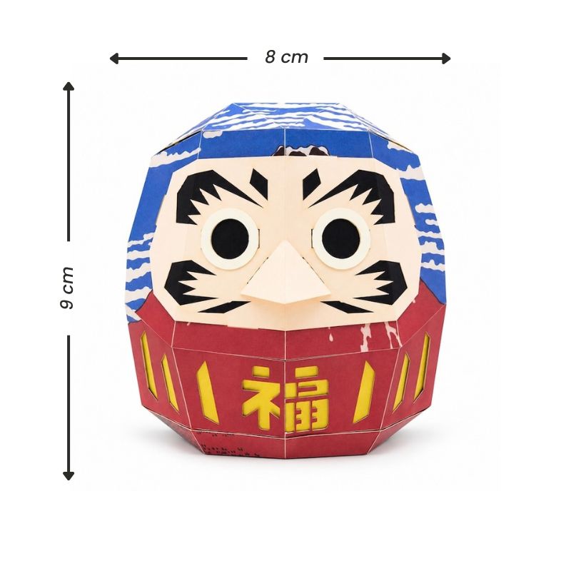 Japanese Paper Model Kit - Daruma