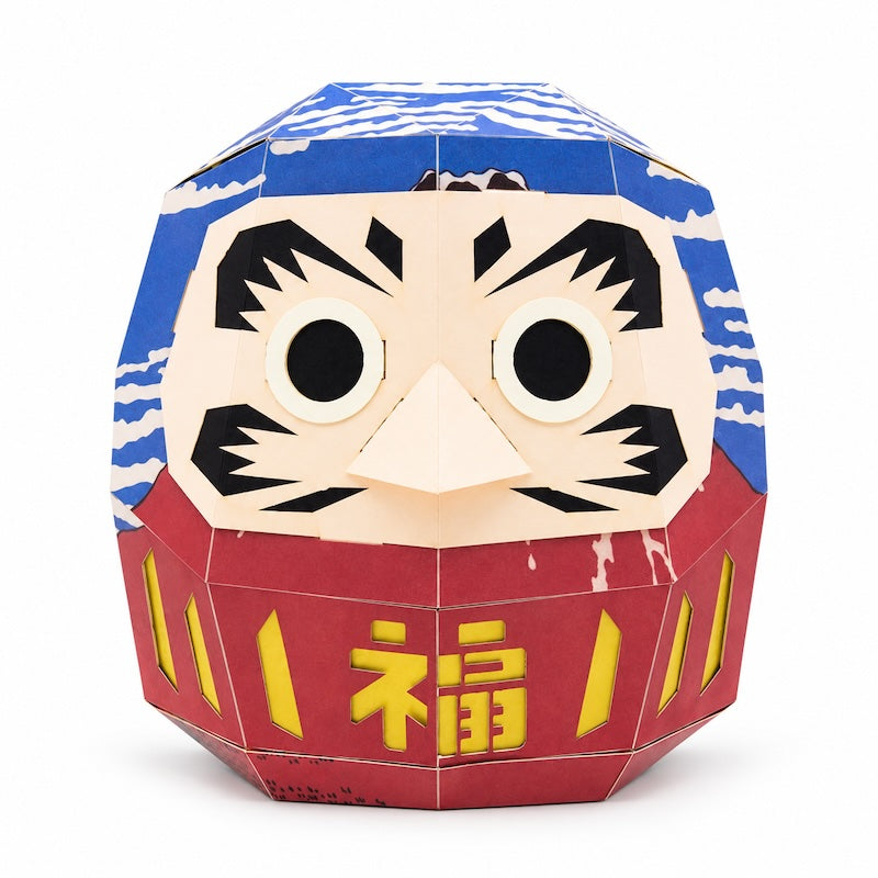 Japanese Paper Model Kit - Daruma