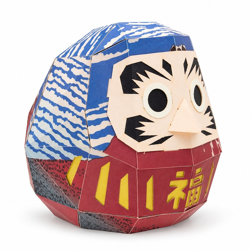 Japanese Paper Model Kit - Daruma