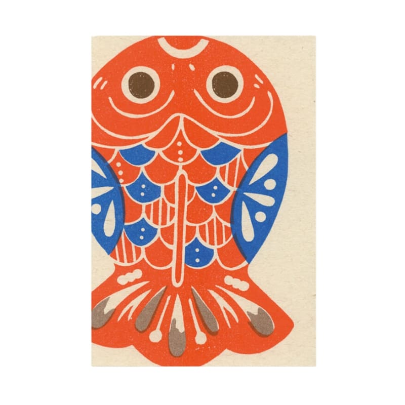 Japanese Postcard – Fish Design