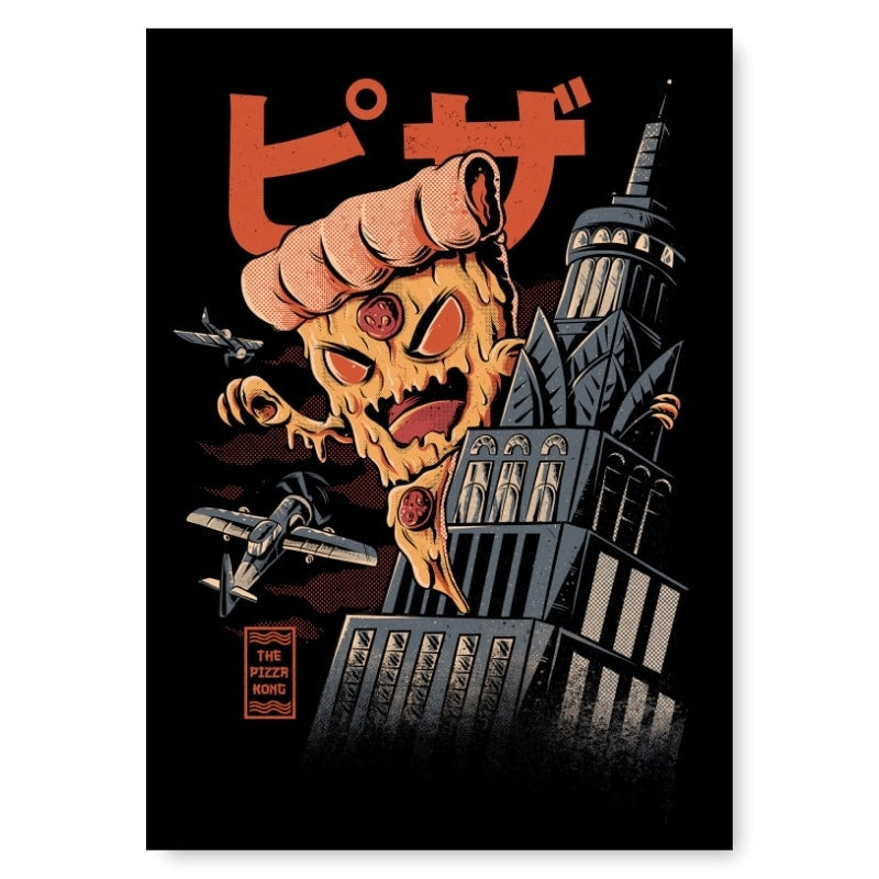 Japanese Poster - Godpizza A3