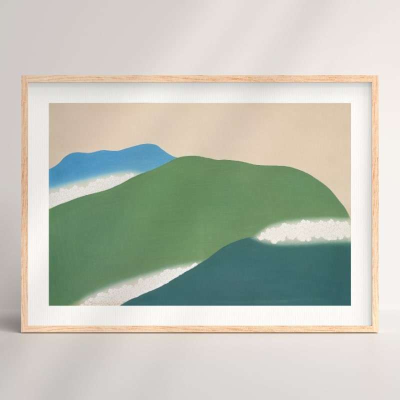 Japanese Poster - Mountains A3