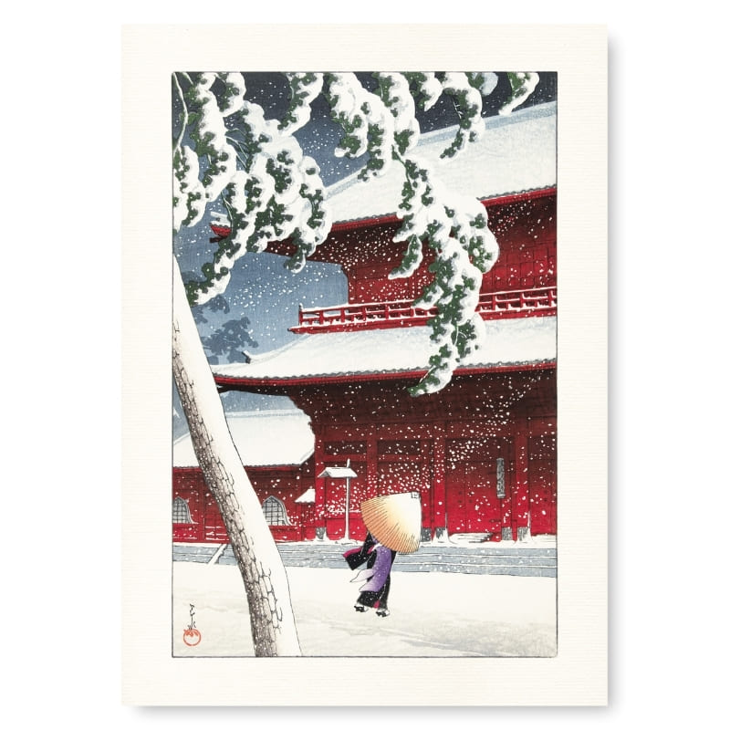 Japanese Poster - Zojo Temple A3