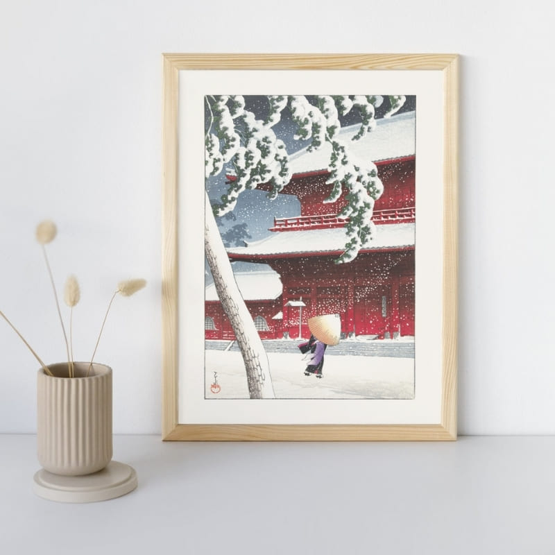 Japanese Poster - Zojo Temple A3