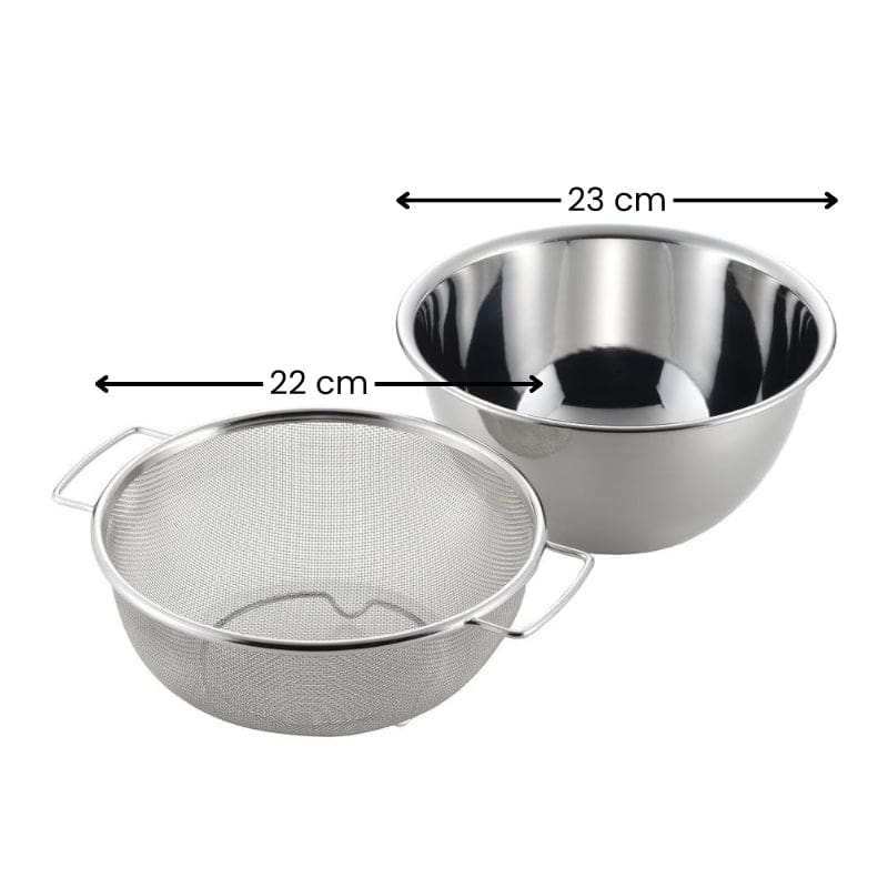 Japanese Rice Bowl with Strainer