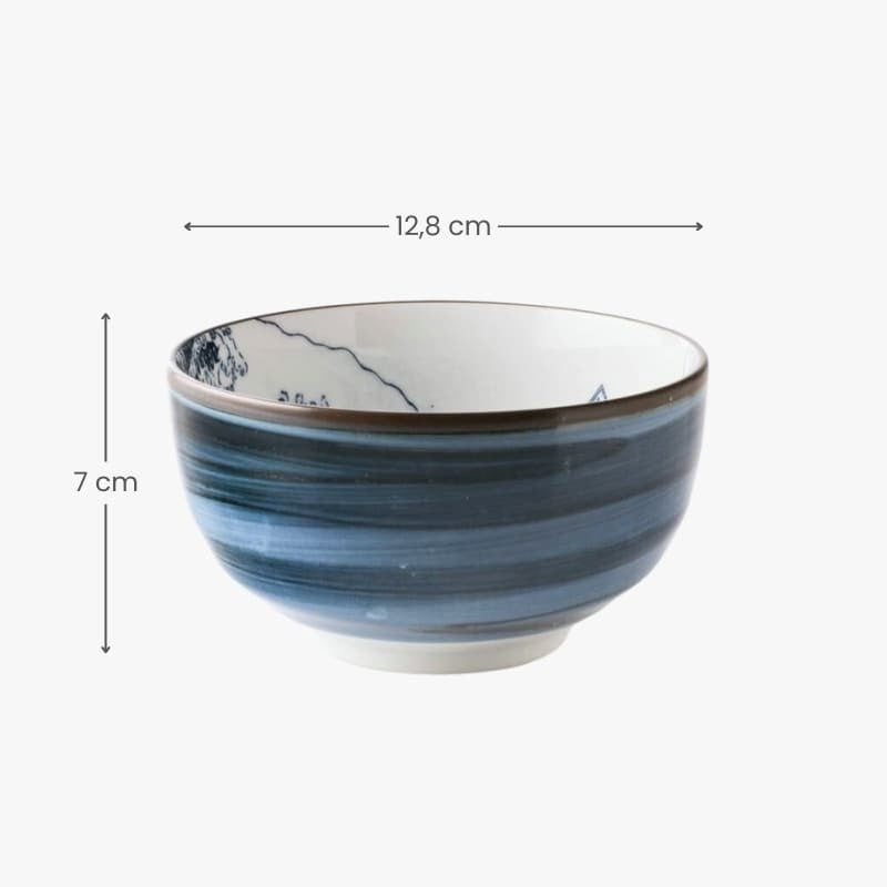 Japanese Round Plate – Hokusai