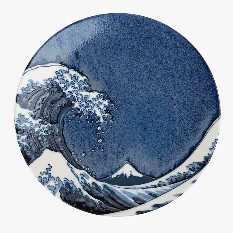 Japanese Round Plate – Kanagawa