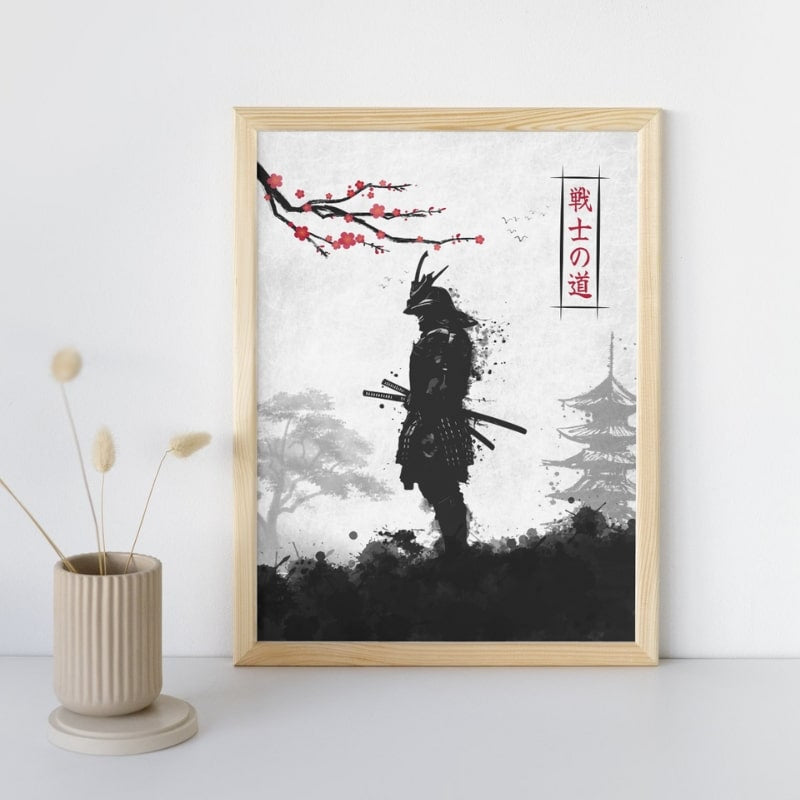 Japanese Samurai Poster A3