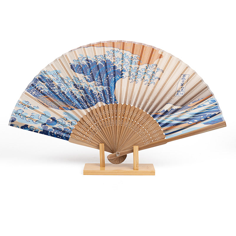 Japanese Sensu Fan Display Stand - Bamboo