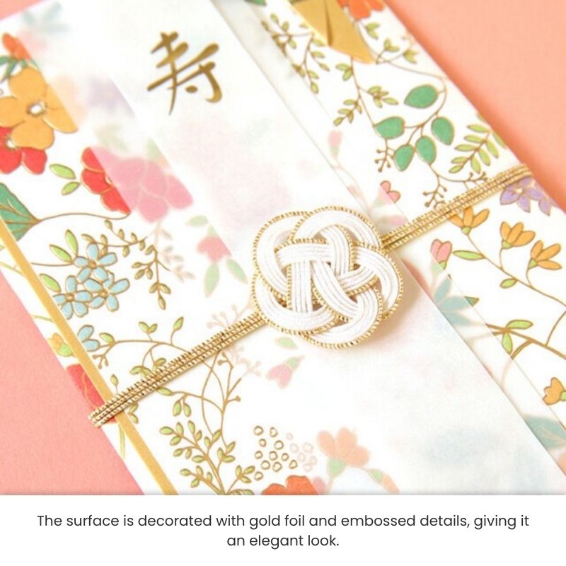 Japanese Shugi-Bukuro Envelope – Red & Gold