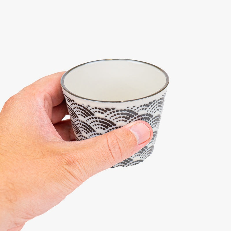 Japanese Soba Cup – Seikaiha Pattern