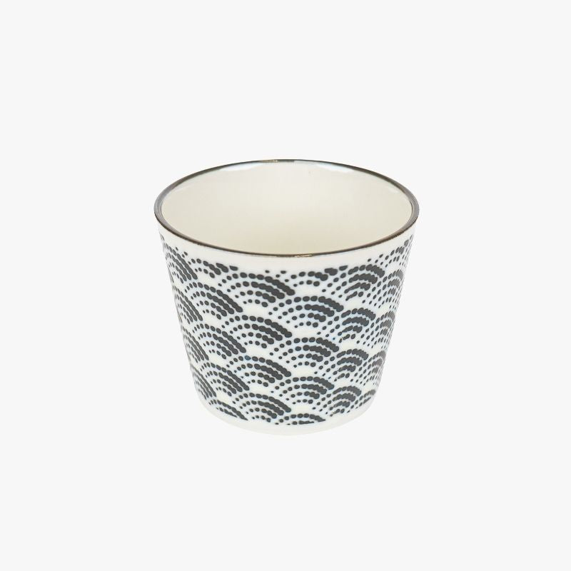 Japanese Soba Cup – Seikaiha Pattern