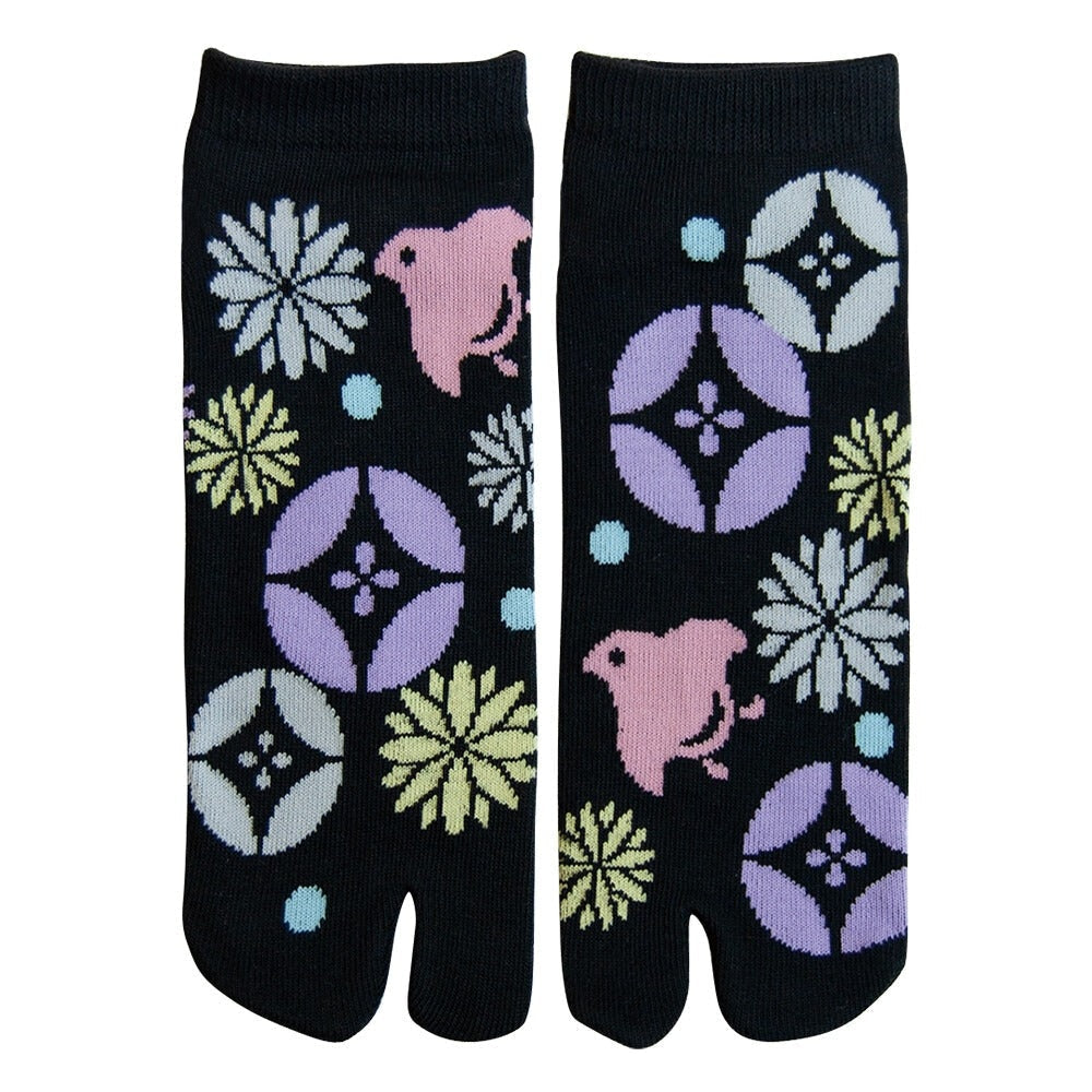 Japanese Tabi Socks – Chidori Pattern EU 36-40 (US 5-8)
