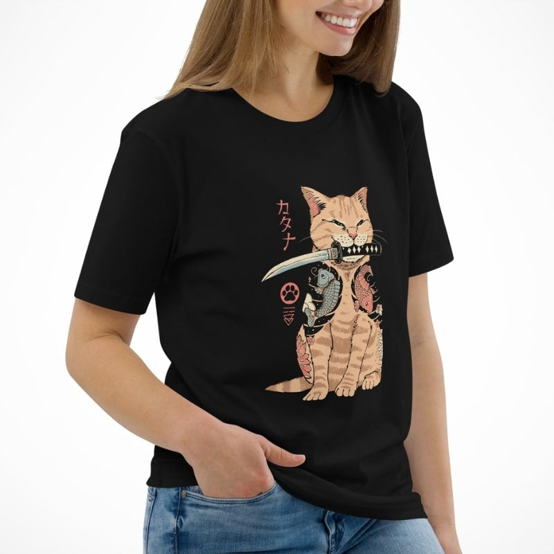 Japanese Tee Shirt - Neko Yakuza