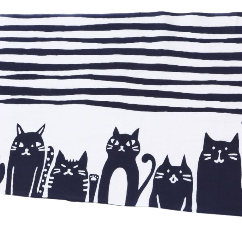 Japanese Tenugui - Cats