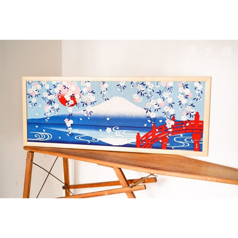 Japanese Tenugui – Fuji Sakura