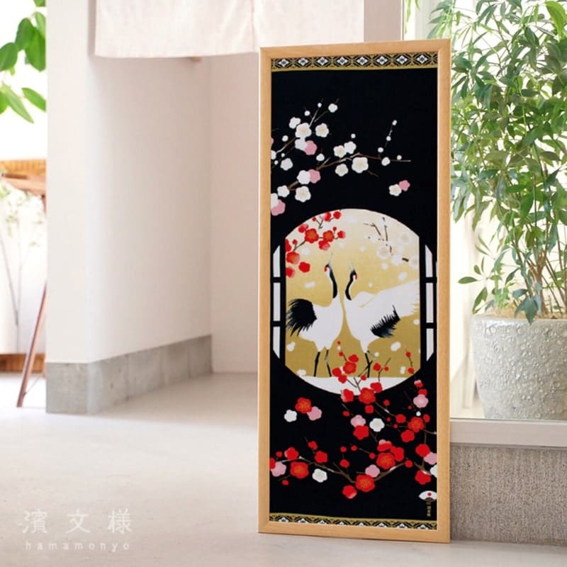 Japanese Tenugui – Tsuru Mai