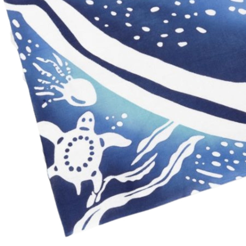 Japanese Tenugui - Whale