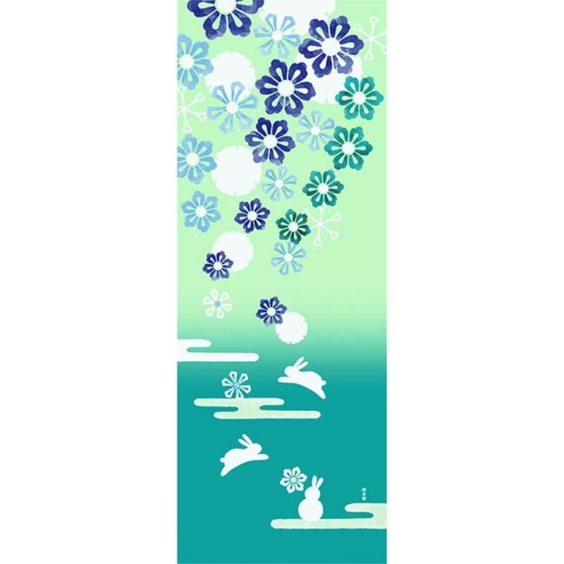 Japanese Tenugui – Yukihana Usagi
