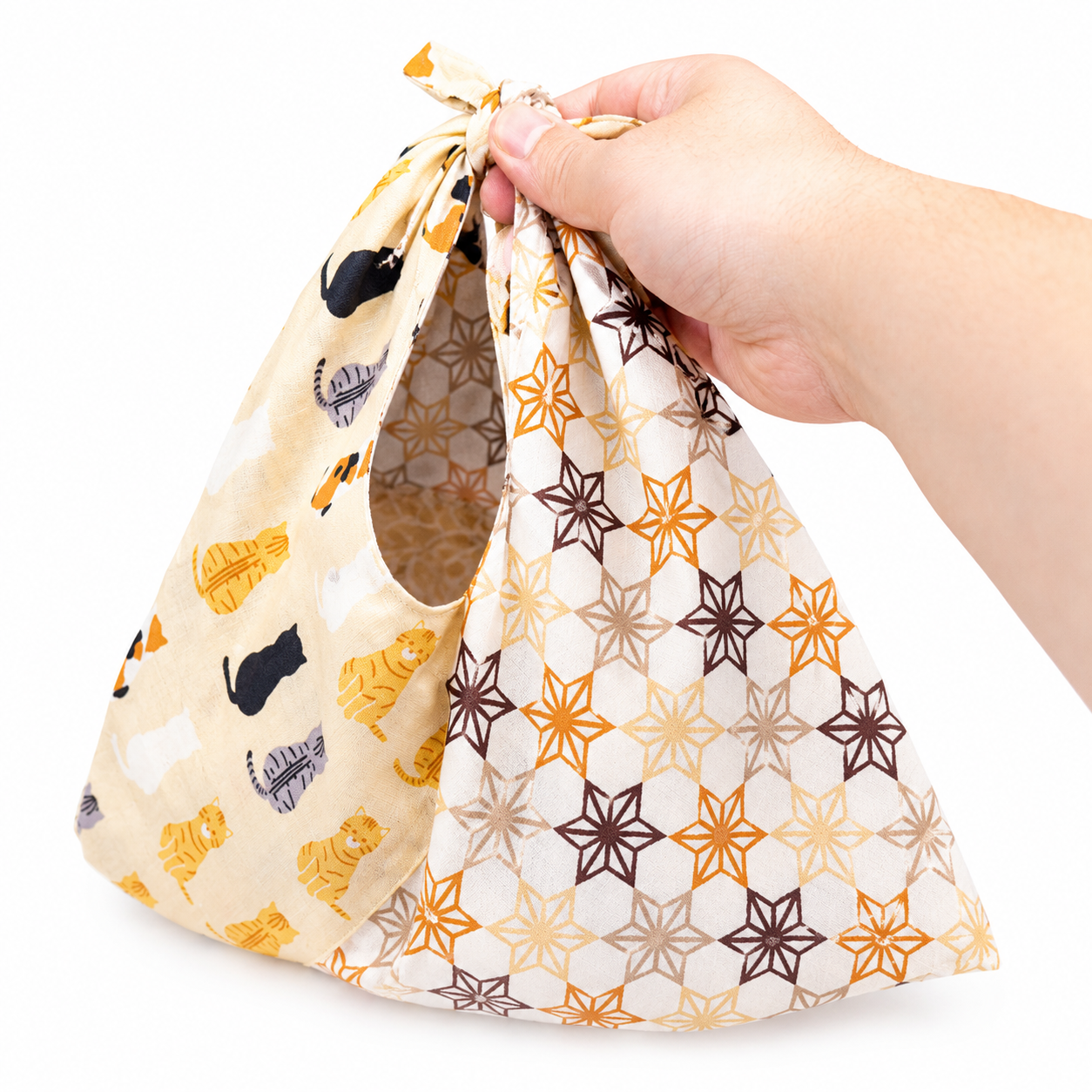 Japanese Tie Bag Azuma Bukuro Cats