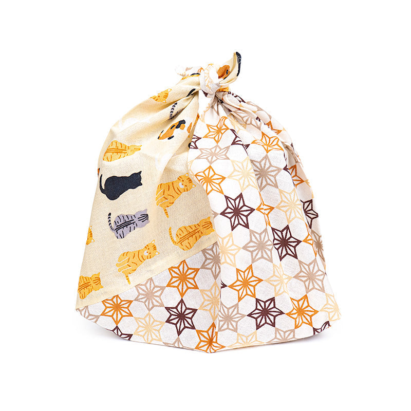 Japanese Tie Bag Azuma Bukuro Cats