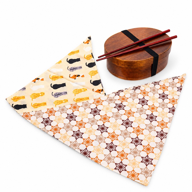 Japanese Tie Bag Azuma Bukuro Cats