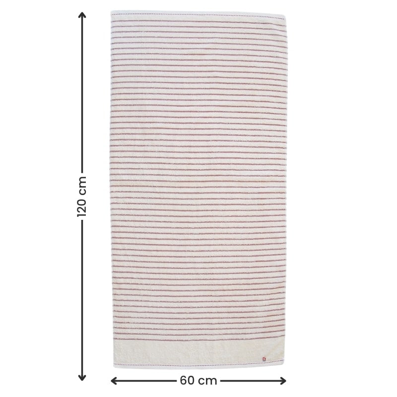 Japanese Towel - Red Striped