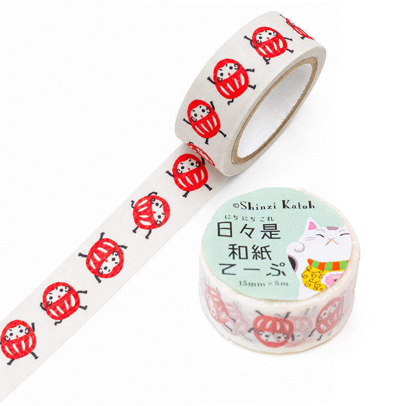 Japanese Washi Tape - Daruma