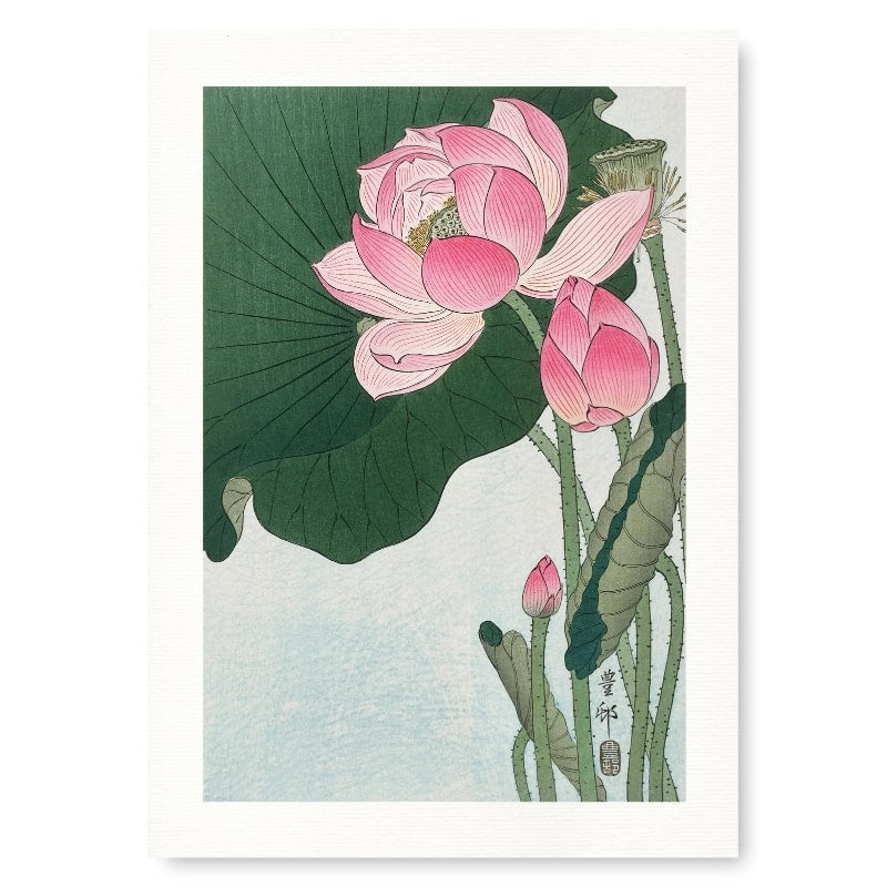 アート・デザイン・音楽 The Lotus Flower: A Textile Hidden in Japanese Woodblock Print - Lotus Flower | Japan Avenue
