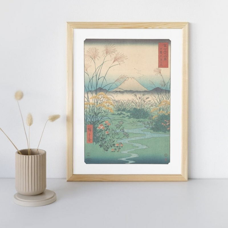 Japanese Woodblock Print - Plain of Ōtsuki A3