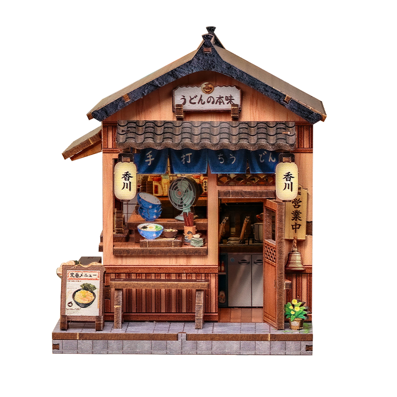 Japanese Wooden Mini House Kagawa Udon House