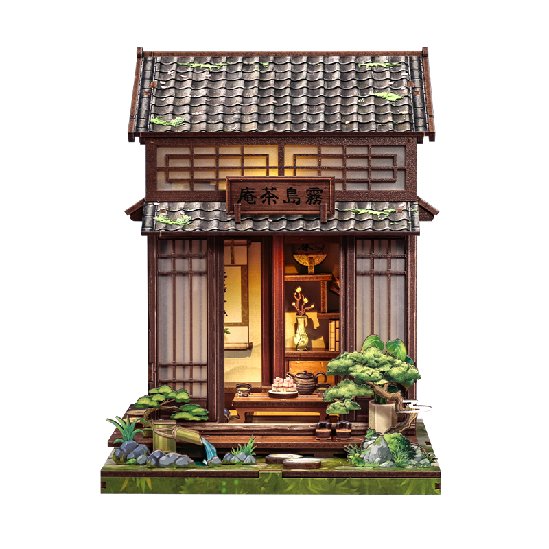 Japanese Wooden Miniature House Kirishima Cha-An