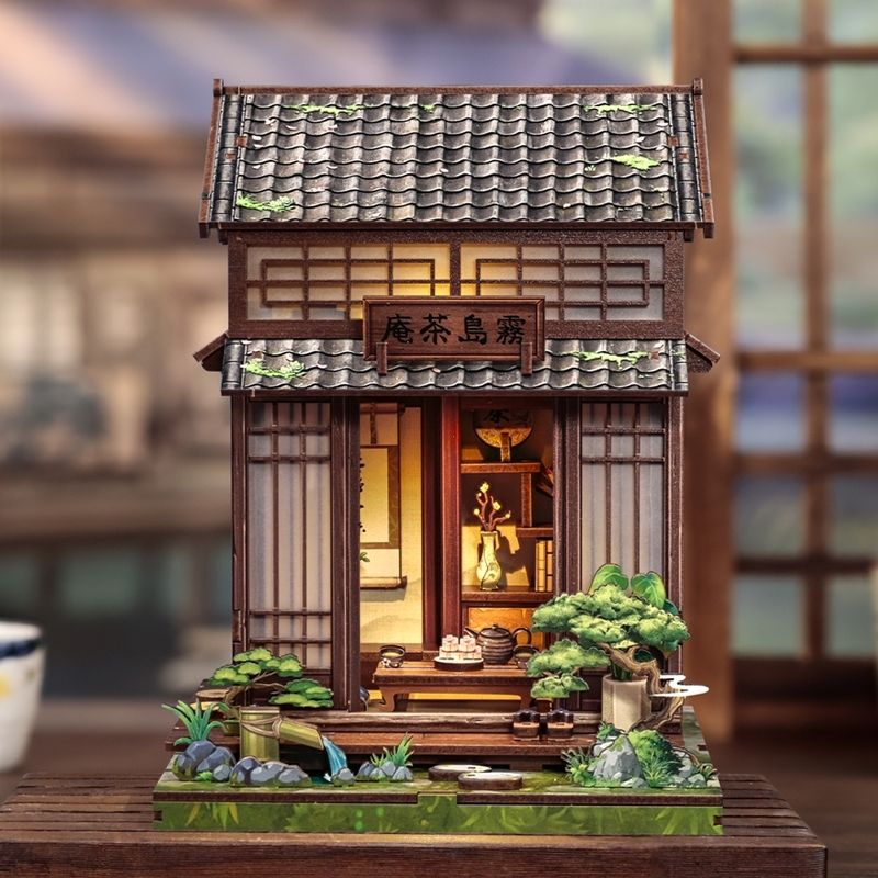 Japanese Wooden Miniature House Kirishima Cha-An