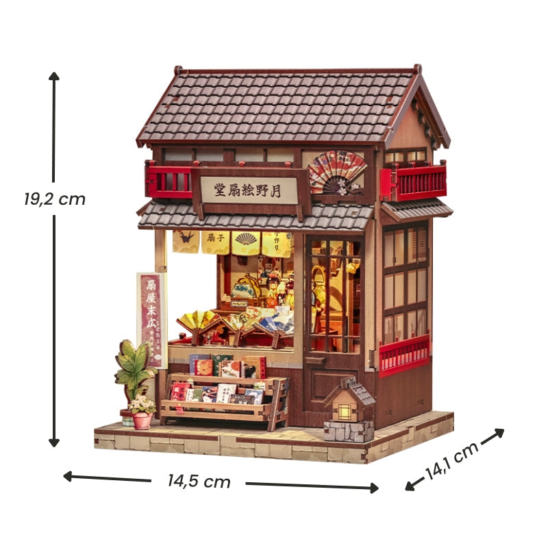 Japanese Wooden Miniature House Tsukino Eogi-Dou