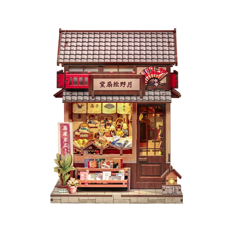 Japanese Wooden Miniature House Tsukino Eogi-Dou