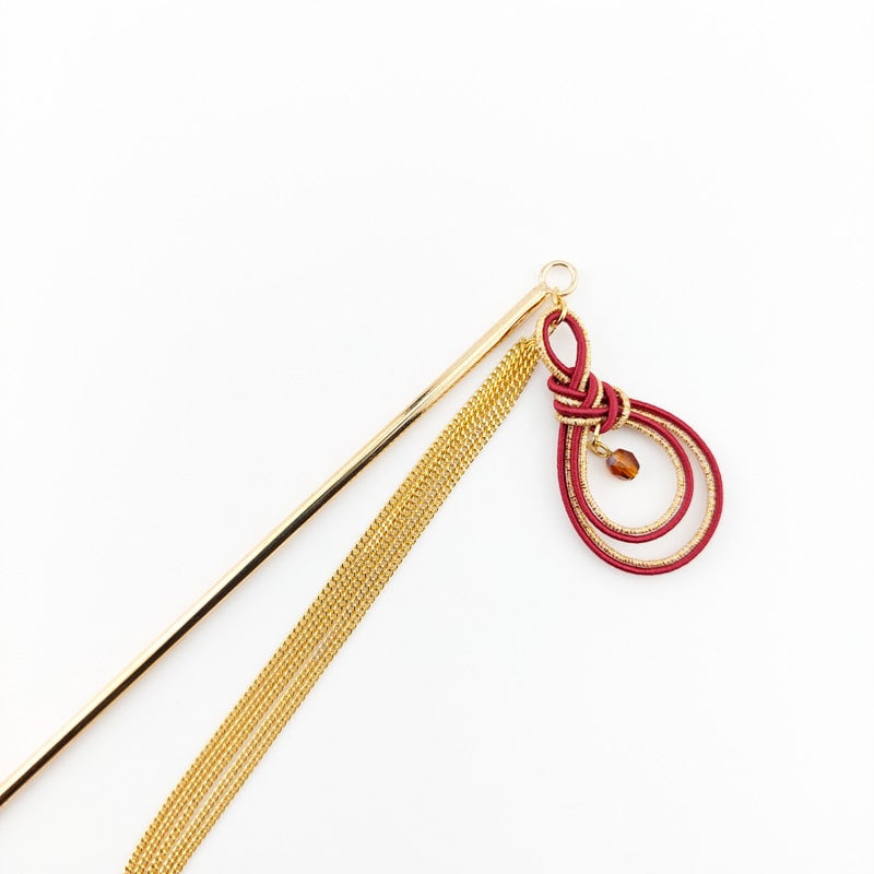 Kanzashi Hair Pin - Mizuhiki