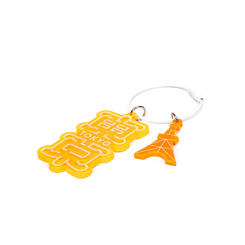 Keychain - Tokyo Neon Orange