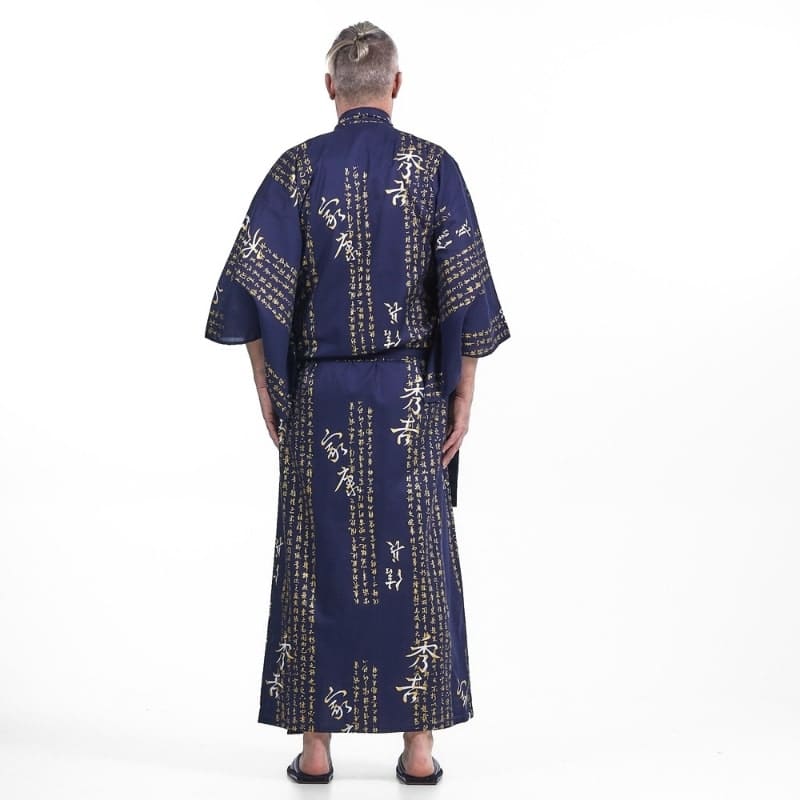 Kimono Yukata Homme Kanji