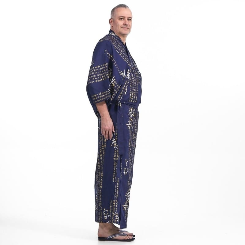 Kimono Yukata Homme Kanji