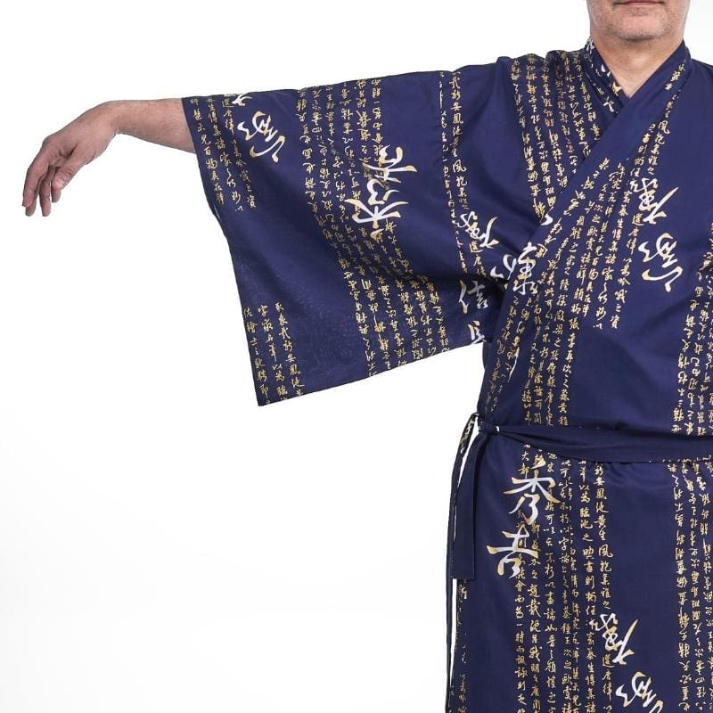 Kimono Yukata Homme Kanji