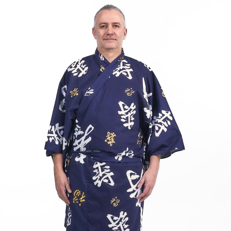 Kimono Yukata Homme Kotobuki