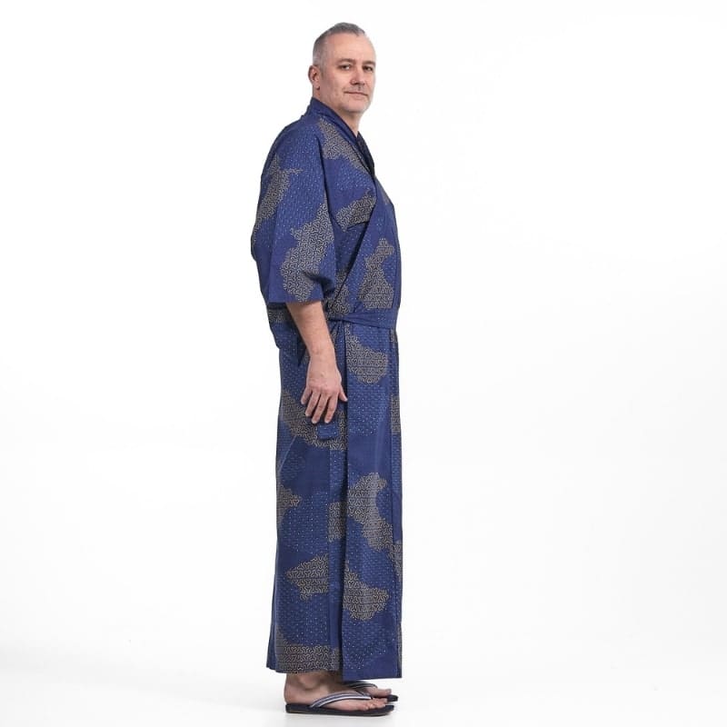 Kimono Yukata Homme Kumo