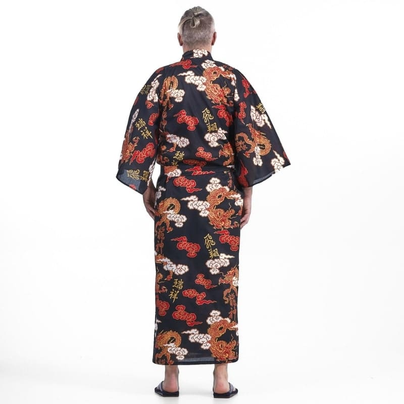 Kimono Yukata Homme Ryū to Kumo