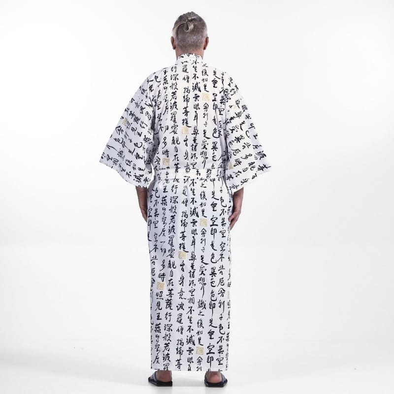 Kimono Yukata Homme Sutra Hannya