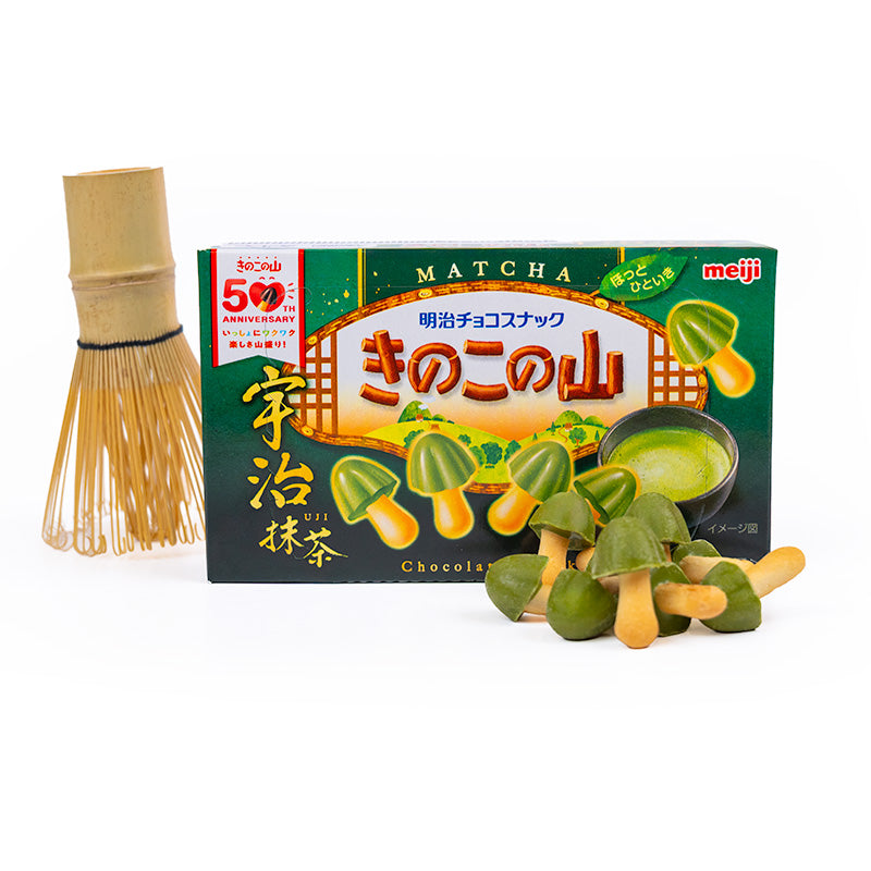 Kinoko no Yama Biscuits – Uji Matcha
