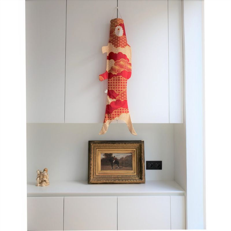 Koinobori Patchwork Red (M)