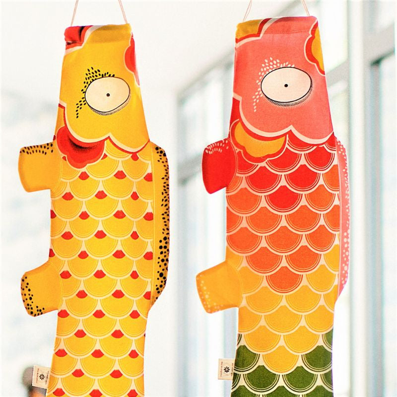 Koinobori Traditional Yellow (S)