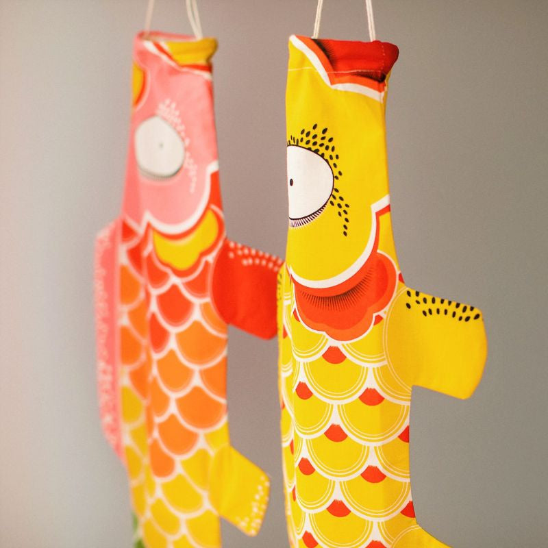 Koinobori Traditional Yellow (S)