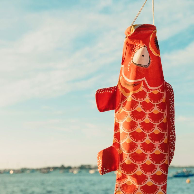 Koinobori Traditional Orange (S)